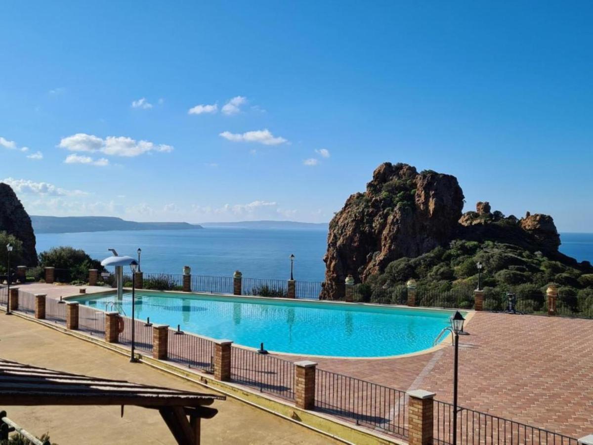 Nebida L'Estasi Tanca Piras A Bordo Piscina Con Vista Mareヴィラ エクステリア 写真