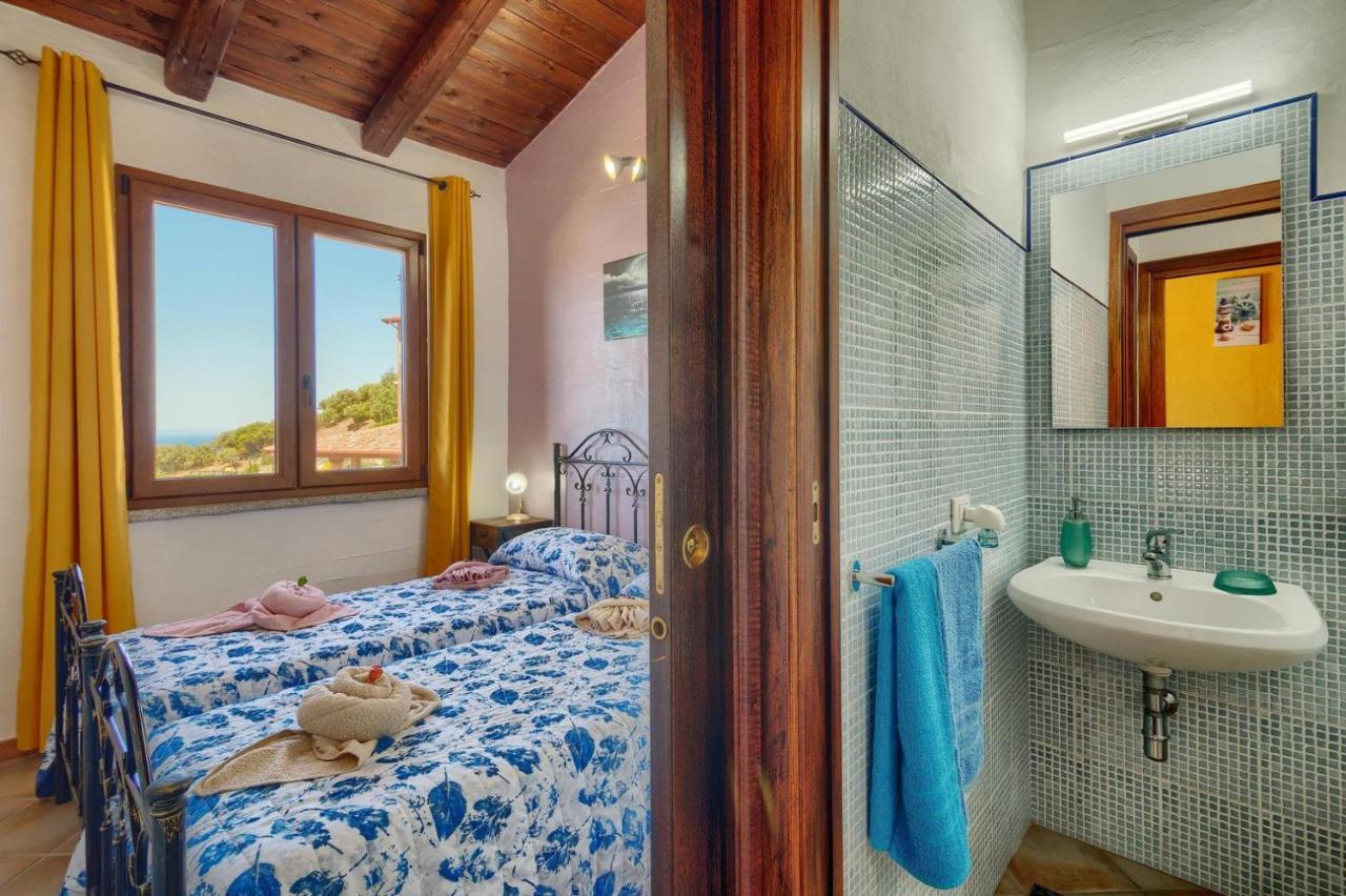 Nebida L'Estasi Tanca Piras A Bordo Piscina Con Vista Mareヴィラ エクステリア 写真