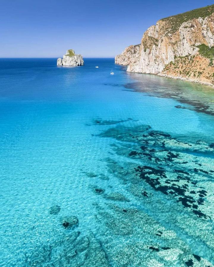 Nebida L'Estasi Tanca Piras A Bordo Piscina Con Vista Mareヴィラ エクステリア 写真