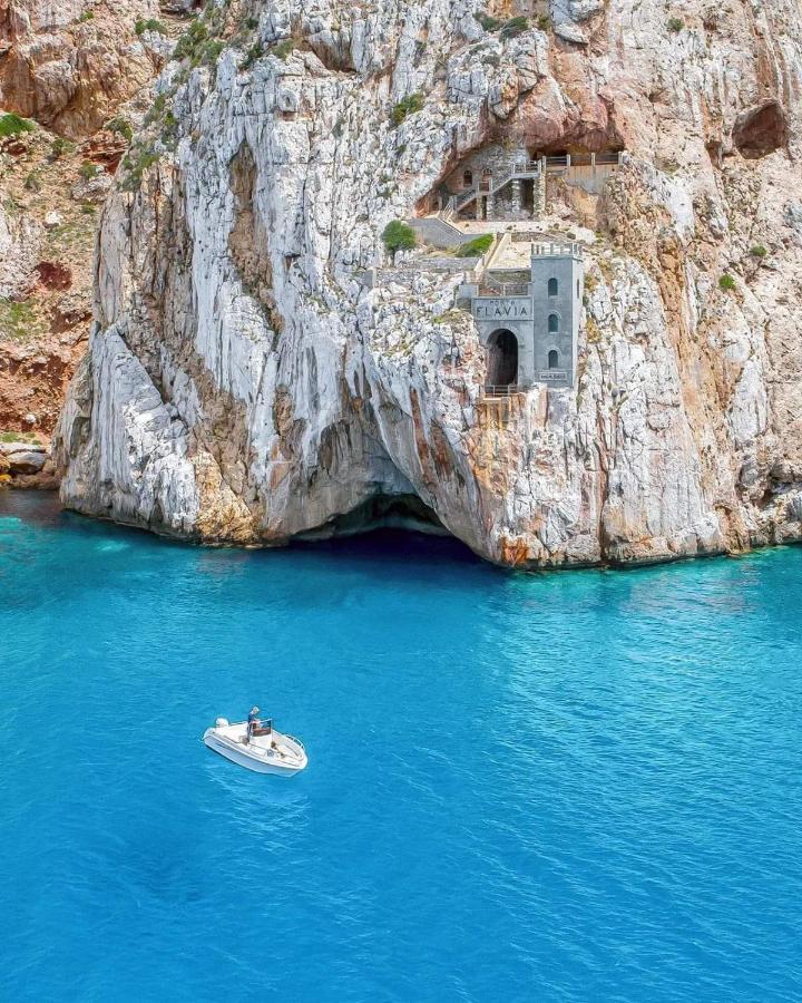 Nebida L'Estasi Tanca Piras A Bordo Piscina Con Vista Mareヴィラ エクステリア 写真