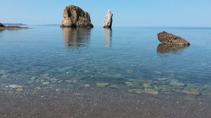 Nebida L'Estasi Tanca Piras A Bordo Piscina Con Vista Mareヴィラ エクステリア 写真